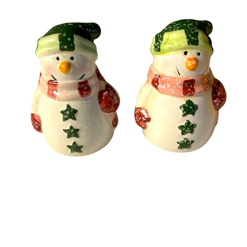 Snowman Salt and Pepper Shakers